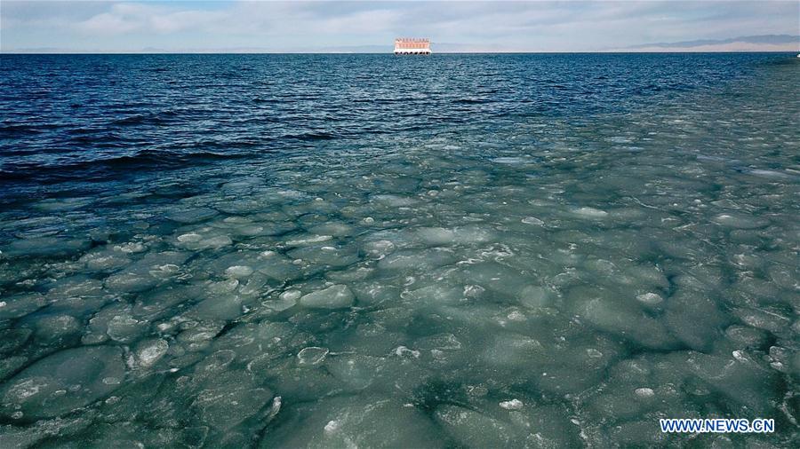 CHINA-QINGHAI-QINGHAI LAKE-WINTER SCENERY (CN)