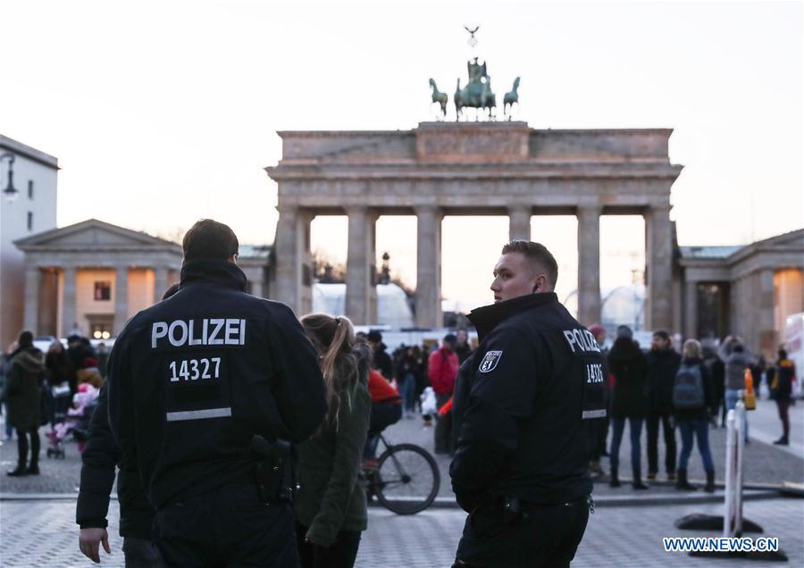 GERMANY-BERLIN-NEW YEAR-SECURITY