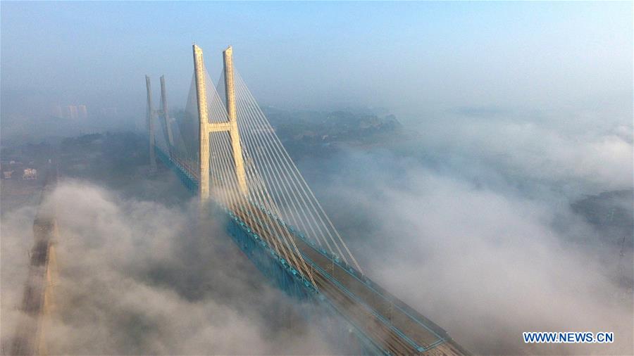 CHINA-CHONGQING-TRUSS-CABLE STAY-BRIDGE (CN)