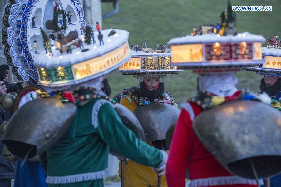 SWITZERLAND-APPENZELL AUSSERRHODEN-NEW YEAR'S EVE-JULIAN CALENDAR-TRADITION