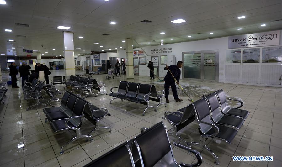 LIBYA-TRIPOLI-AIRPORT-ATTACK