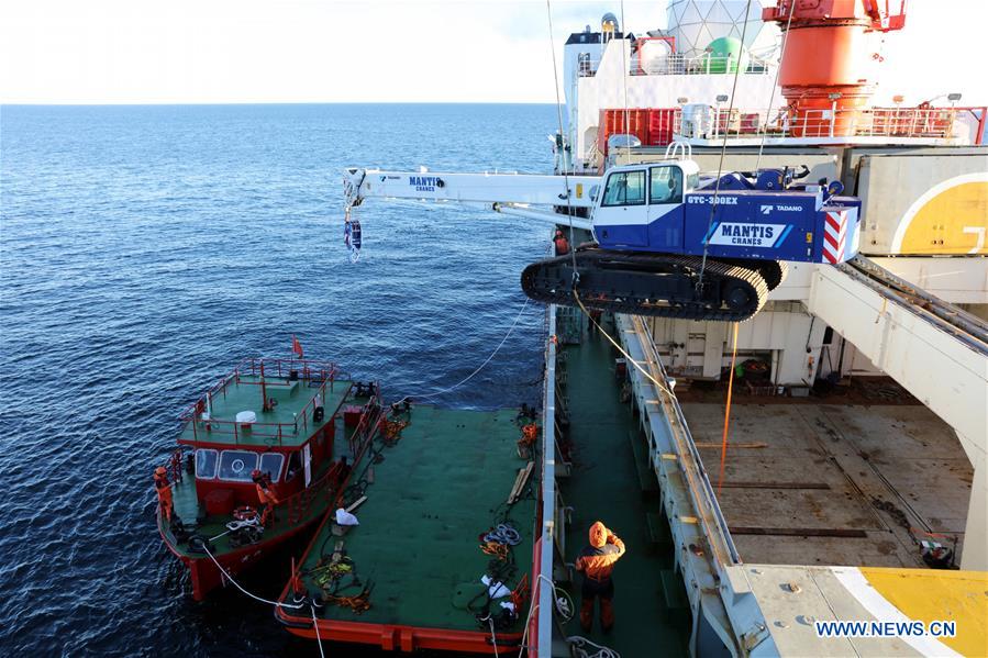 CHINA-XUELONG-ANTARCTIC EXPEDITION-STATION-CONSTRUCTION