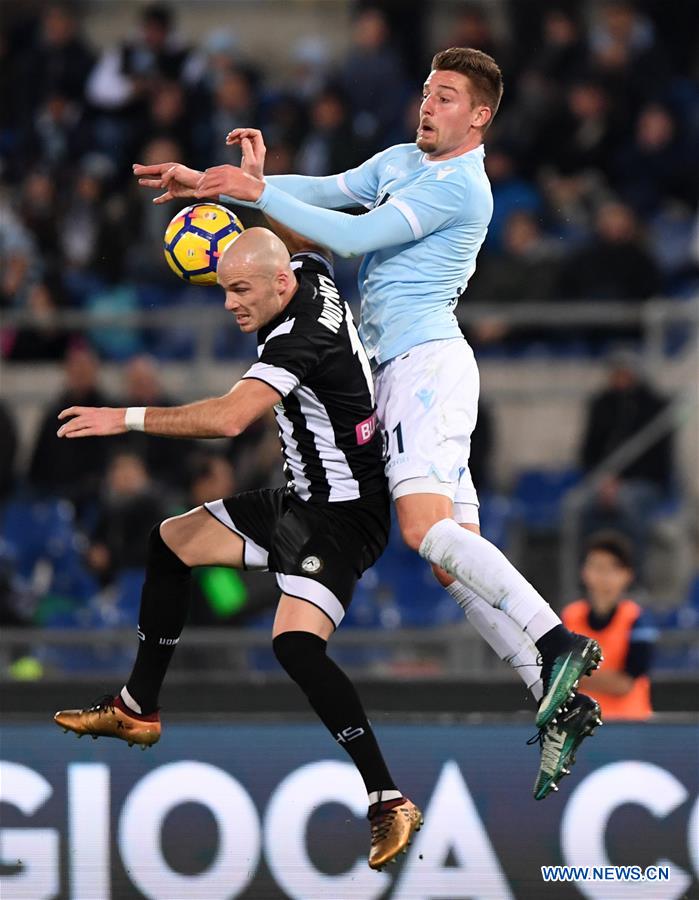 (SP)ITALY-ROME-SOCCER-SERIE A-LAZIO VS UDINESE