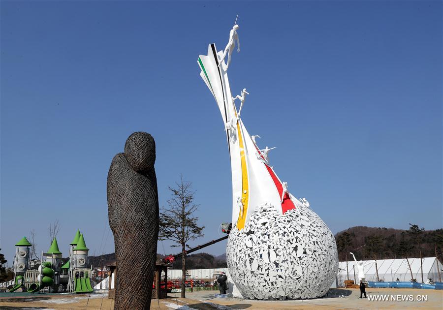 (SP)OLY-SOUTH KOREA-PYEONGCHANG-STATUES