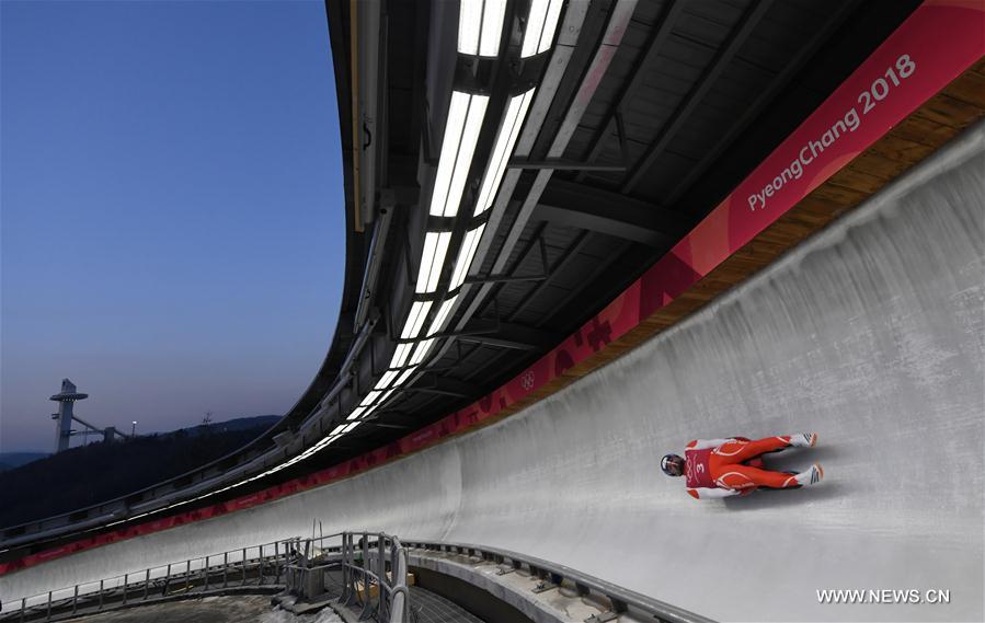 (SP)OLY-SOUTH KOREA-PYEONGCHANG-LUGE-TRAINING