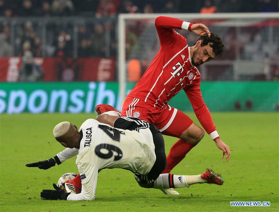 (SP)GERMANY-MUNICH-SOCCER-UEFA CHAMPIONS LEAGUE-BAYERN MUNICH VS BESIKTAS