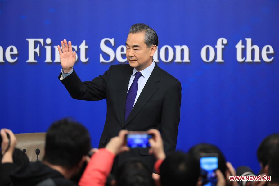 (TWO SESSIONS)CHINA-BEIJING-NPC-PRESS CONFERENCE-WANG YI (CN)