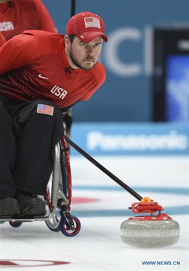 (SP)OLY-PARALYMPIC-SOUTH KOREA-PYEONGCHANG-WHEELCHAIR CURLING