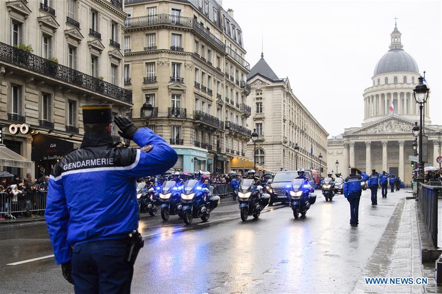 FRANCE-PARIS-NATIONAL TRIBUTE-HERO OFFICER