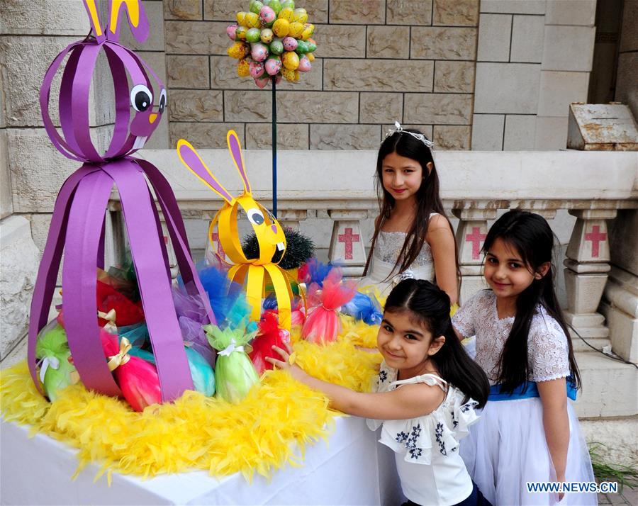 SYRIA-DAMASCUS-EASTER-CELEBRATION