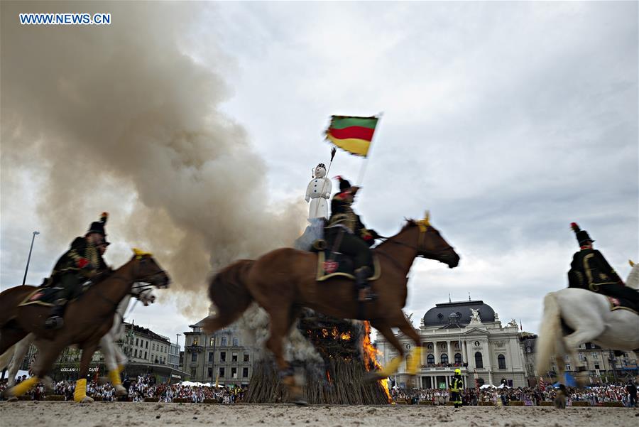 SWITZERLAND-ZURICH-SECHSELAUTEN-SPRING FESTIVAL