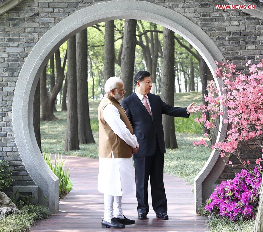 CHINA-WUHAN-XI JINPING-INDIA-MODI-INFORMAL MEETING (CN)