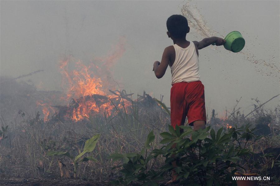 INDONESIA-RIAU-PEATLAND FIRE