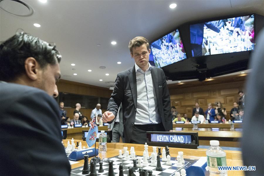 (SP)UN-NORWAY-CHESS CHAMPION MAGNUS CARLSEN