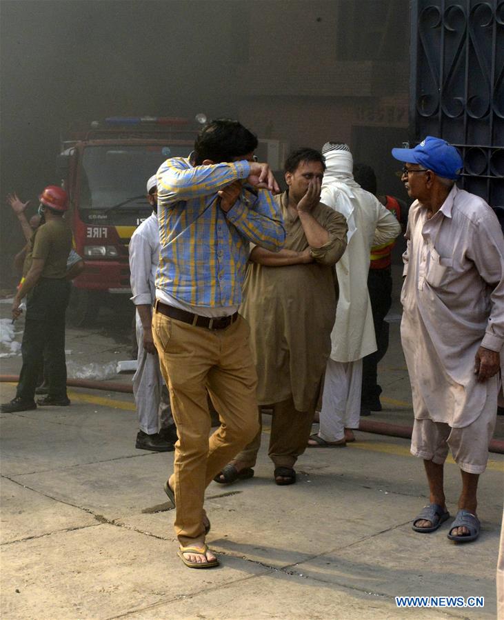 PAKISTAN-LAHORE-FIRE