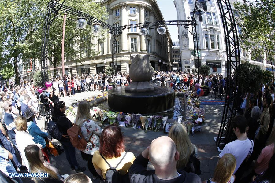 BRITAIN-MANCHESTER-TERROR ATTACK-ANNIVERSARY-COMMEMORATION