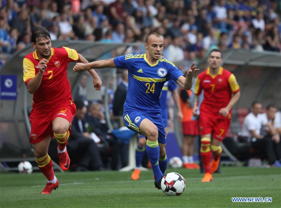 (SP)BOSNIA AND HERZEGOVINA-ZENICA-SOCCER-FRIENDLY MATCH-BIH VS MONTENEGRO