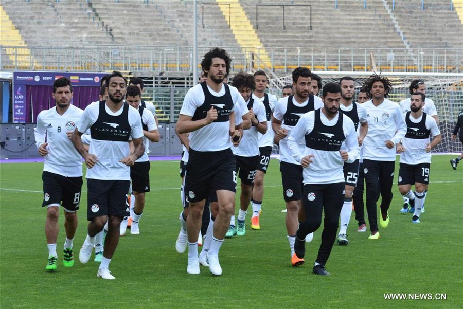 (SP)ITALY-BERGAMO-SOCCER-EGYPT-TRAINING