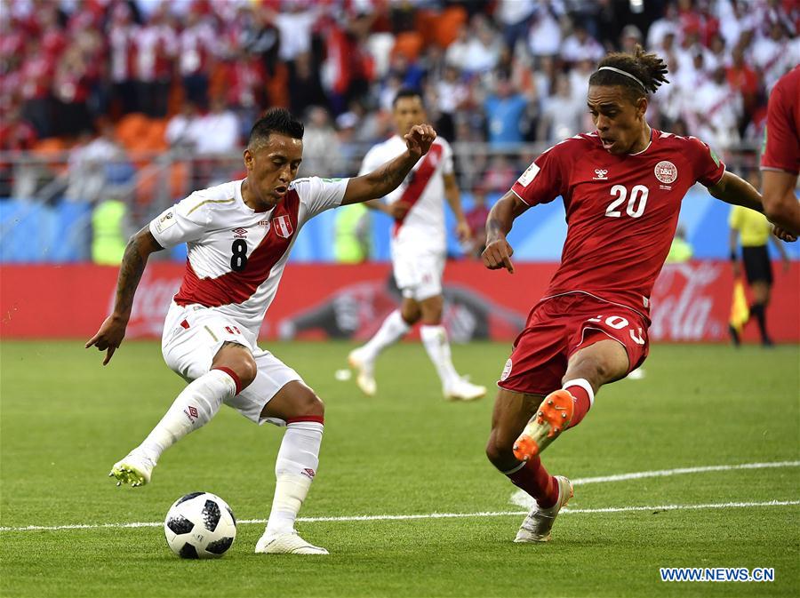 (SP)RUSSIA-SARANSK-2018 WORLD CUP-GROUP C-PERU VS DENMARK