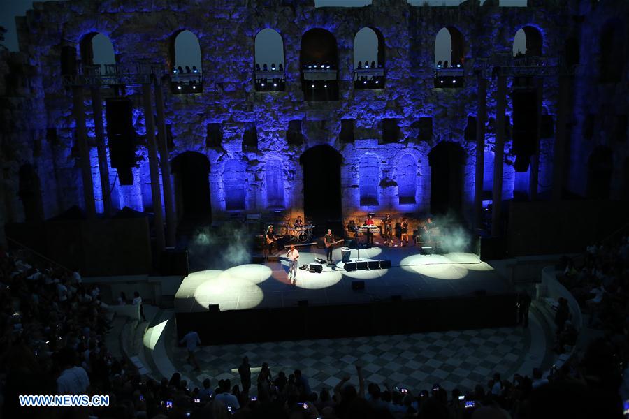 GREECE-ATHENS-EPIDAURUS FESTIVAL-STING SOLO CONCERT