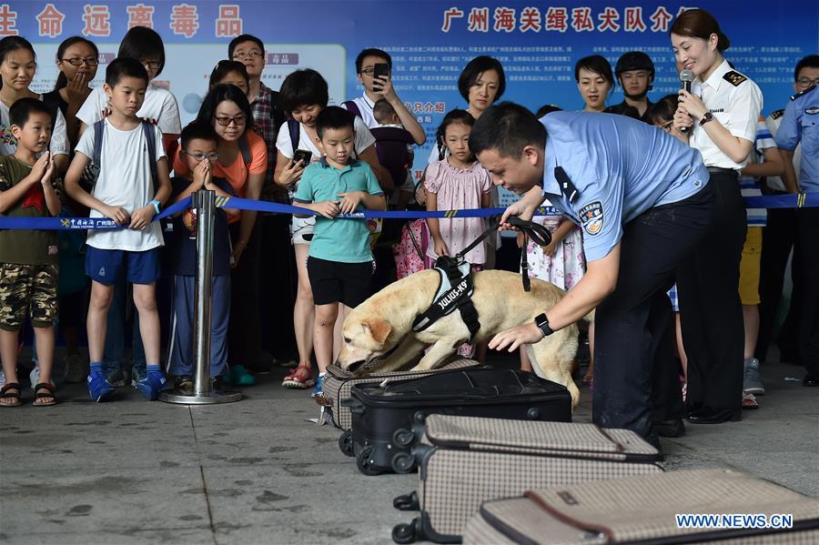 CHINA-GUANGZHOU-DRUG-SNIFFING DOGS (CN)