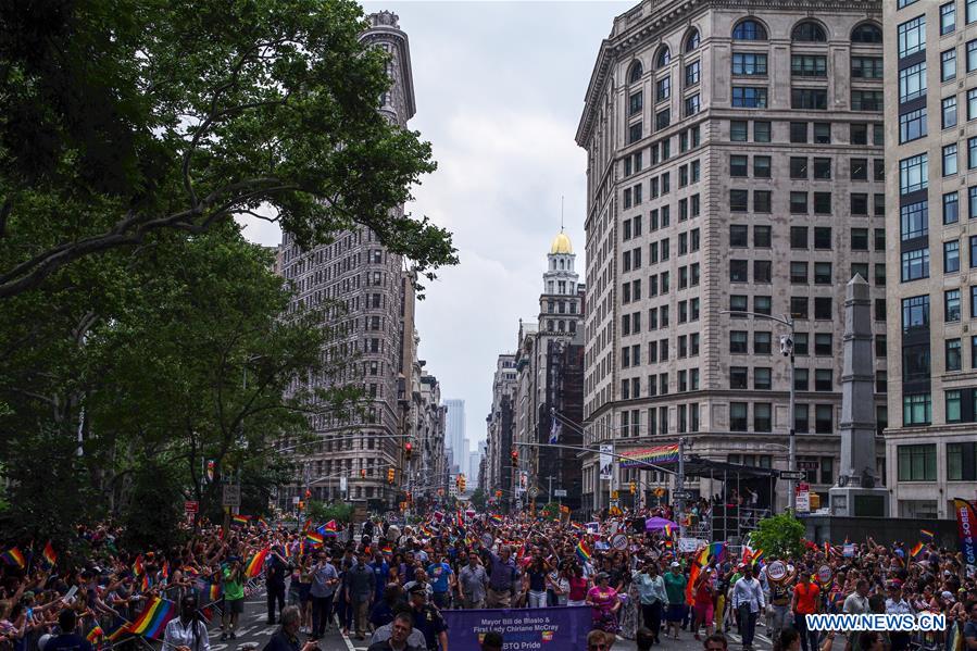 U.S.-NEW YORK-PRIDE PARADE