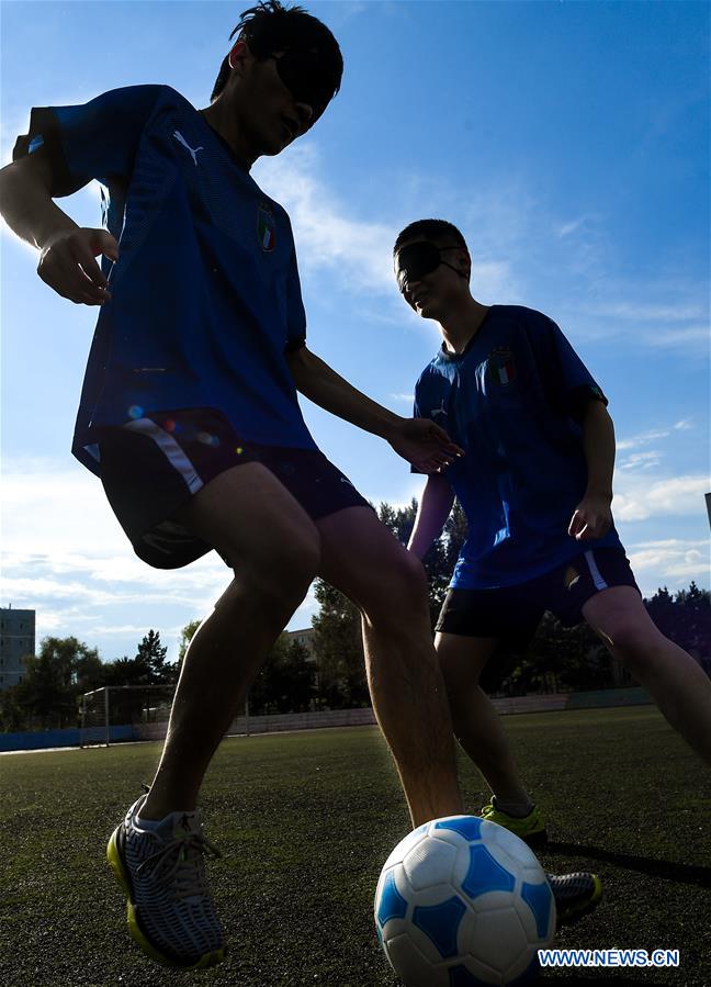 CHINA-CHANGCHUN-VISUALLY IMPAIRED STUDENTS-FOOTBALL (CN)