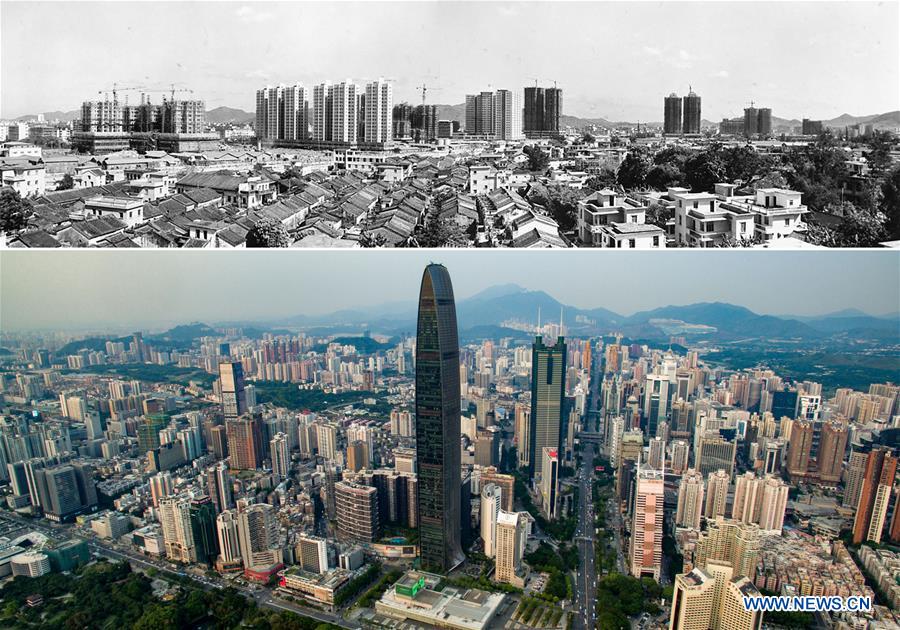 CHINA-GUANGDONG-SHENZHEN-DEVELOPMENT-COMPARISON (CN)