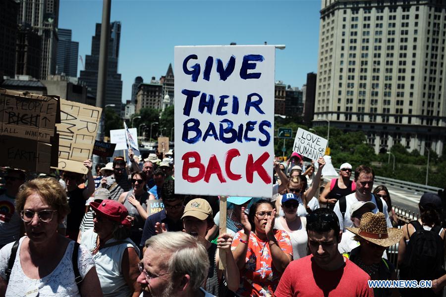 U.S.-NEW YORK-IMMIGRATION POLICY-PROTEST