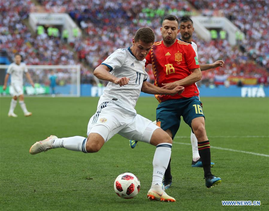 (SP)RUSSIA-MOSCOW-2018 WORLD CUP-ROUND OF 16-SPAIN VS RUSSIA