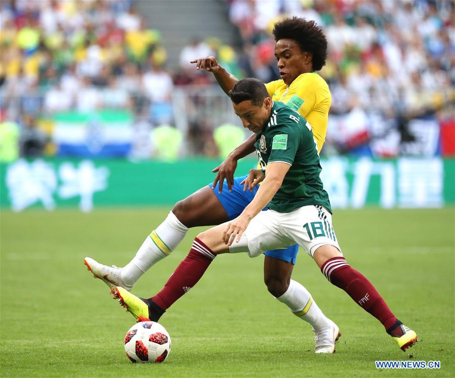 (SP)RUSSIA-SAMARA-2018 WORLD CUP-ROUND OF 16-BRAZIL VS MEXICO