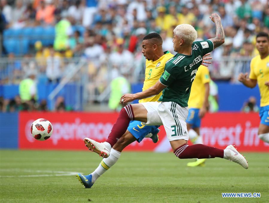 (SP)RUSSIA-SAMARA-2018 WORLD CUP-ROUND OF 16-BRAZIL VS MEXICO