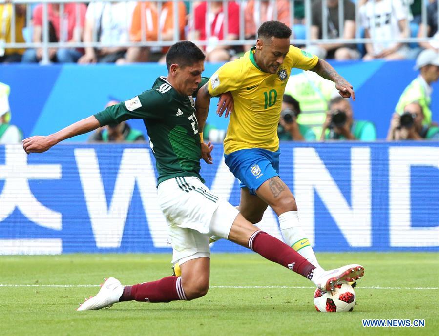 (SP)RUSSIA-SAMARA-2018 WORLD CUP-ROUND OF 16-BRAZIL VS MEXICO