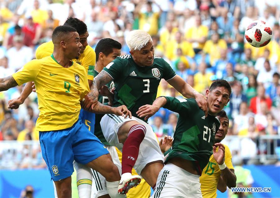 (SP)RUSSIA-SAMARA-2018 WORLD CUP-ROUND OF 16-BRAZIL VS MEXICO