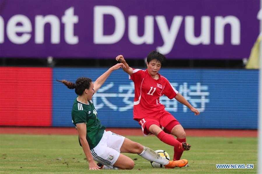 (SP)CHINA-DUYUN-FOOTBALL-INTERNATIONAL WOMEN'S YOUTH