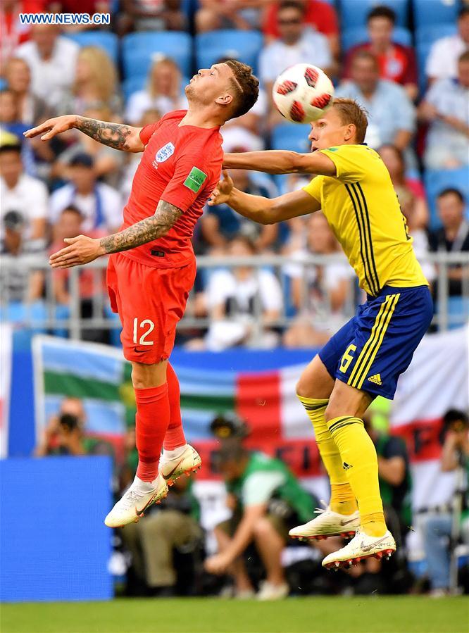 (SP)RUSSIA-SAMARA-2018 WORLD CUP-QUARTERFINAL-SWEDEN VS ENGLAND