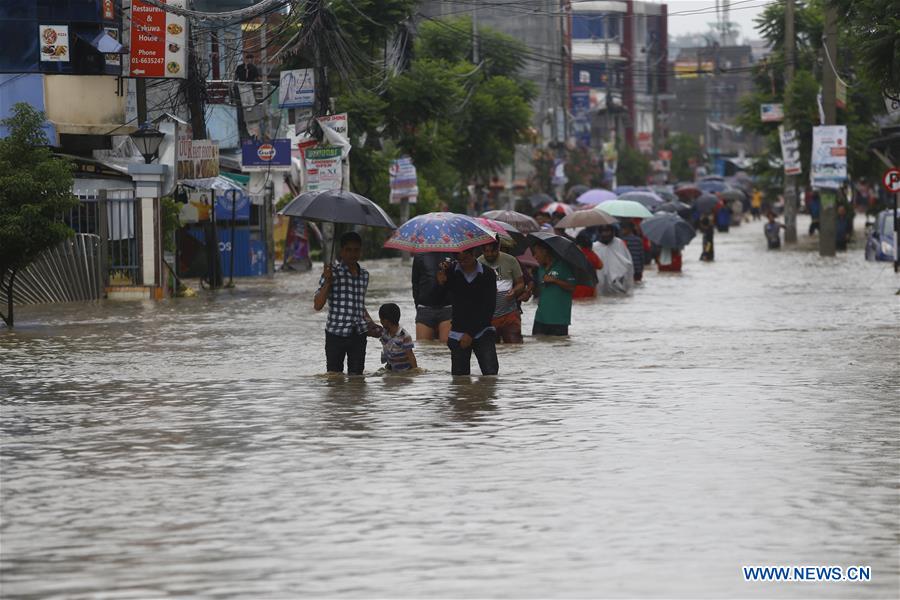 NEPAL-BHAKTAPUR-FLOOD-RAIN