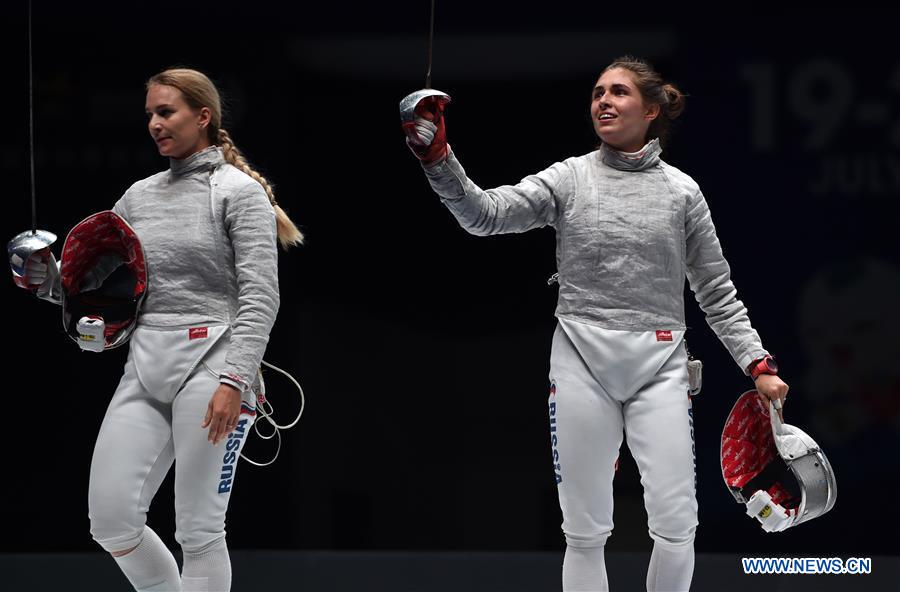 (SP)CHINA-JIANGSU-WUXI-FENCING-WORLD CHAMPIONSHIPS (CN)