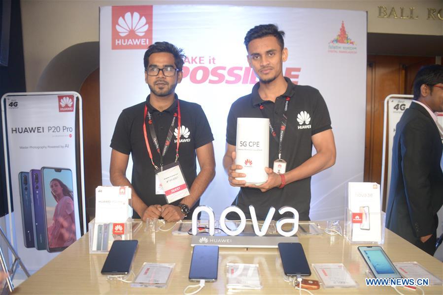 BANGLADESH-DHAKA-HUAWEI-5G-TRIAL