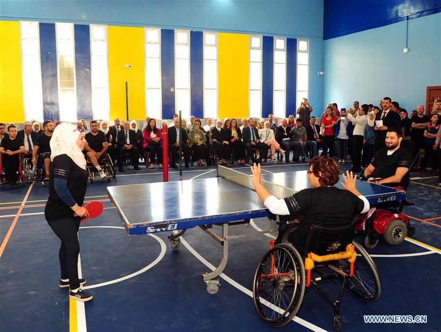 SYRIA-DAMASCUS-SPORTS CLUB-DISABILITIES