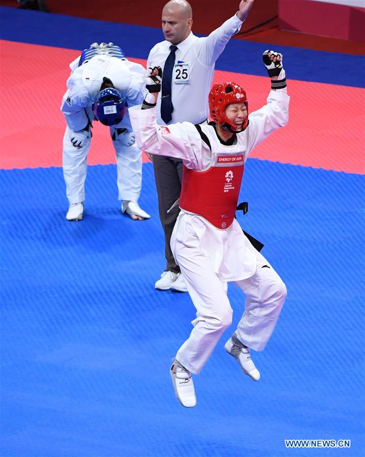 (SP)INDONESIA-JAKARTA-ASIAN GAMES-TAEKWONDO-WOMEN-57 KG