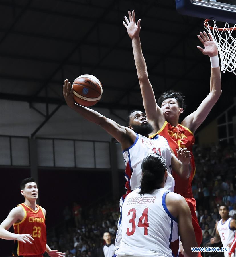 (SP)INDONESIA-JAKARTA-ASIAN GAMES-MEN'S BASKETBALL-CHINA-PHILIPPINES