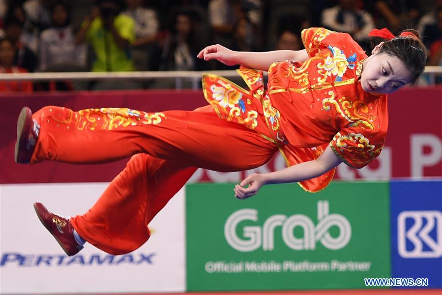 (SP)INDONESIA-JAKARTA-ASIAN GAMES-WUSHU-WOMEN'S CHANGQUAN