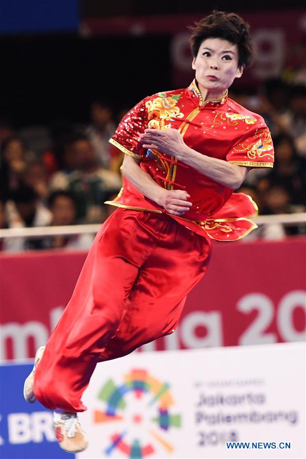 (SP)INDONESIA-JAKARTA-ASIAN GAMES-WUSHU-WOMEN'S CHANGQUAN