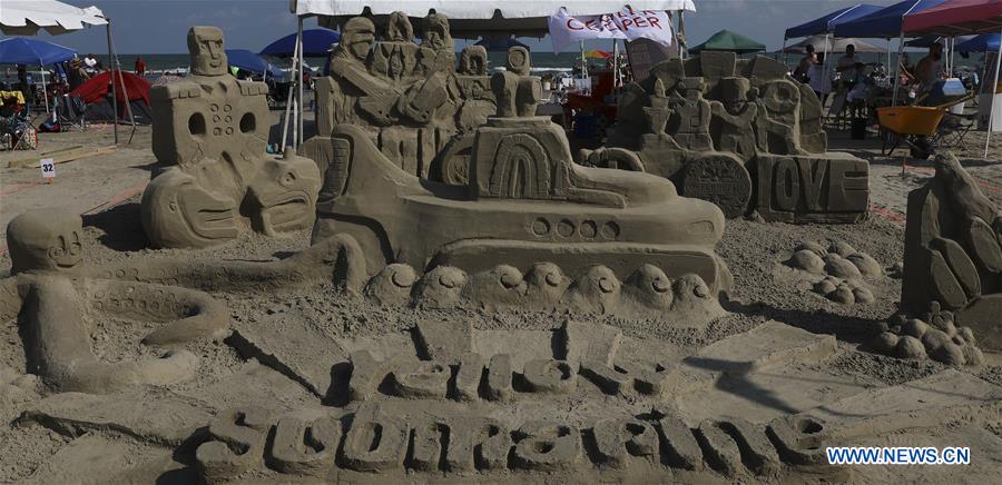 U.S.-GALVESTON-SANDCASTLE COMPETITION