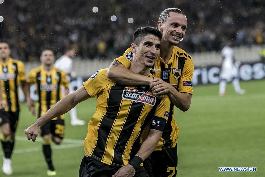 (SP)GREECE-ATHENS-SOCCER-CHAMPIONS LEAGUE-AEK ATHENS VS MOL VIDI FC