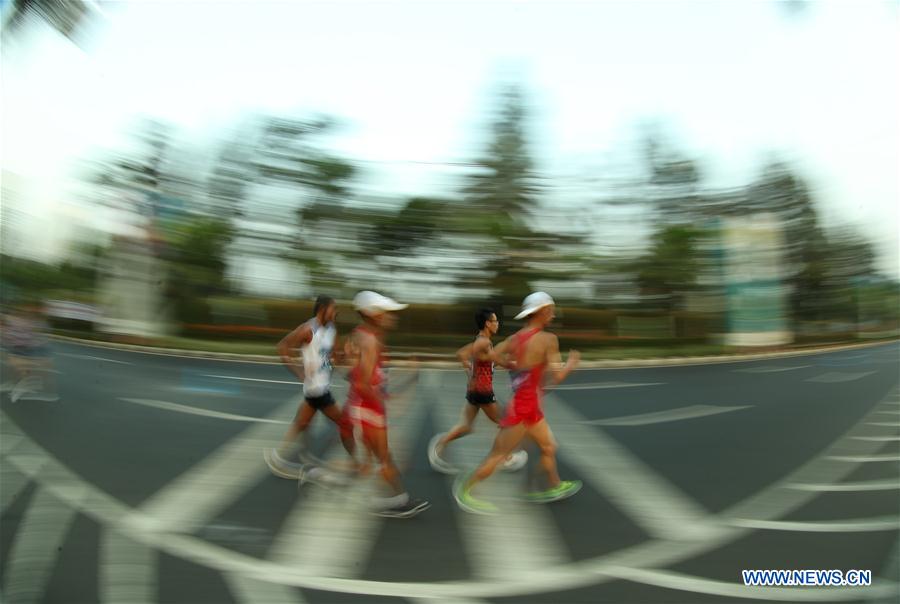 (SP)INDONESIA-JAKARTA-ASIAN GAMES-ATHLETICS-MEN'S 20KM WALK