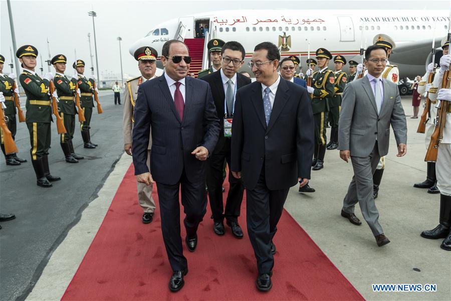 CHINA-BEIJING-EGYPT-PRESIDENT-ARRIVAL (CN)