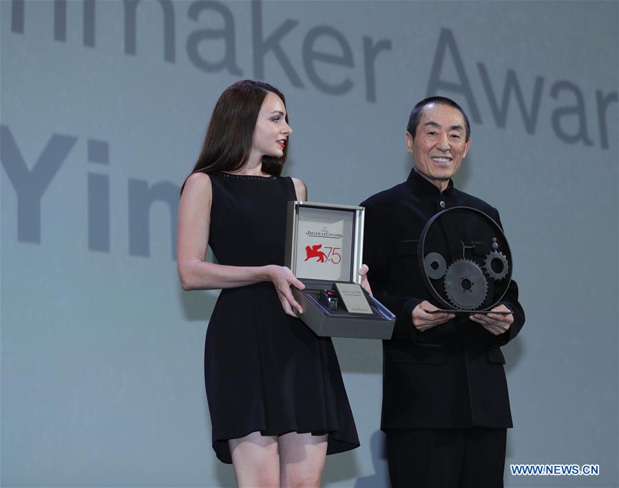 ITALY-VENICE-FILM FESTIVAL-ZHANG YIMOU-AWARD