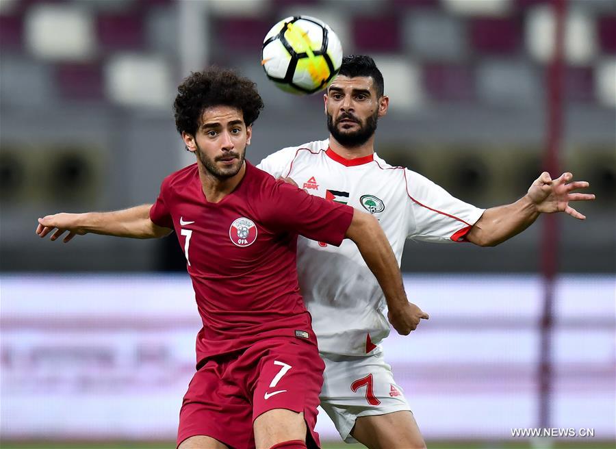 (SP)QATAR-DOHA-SOCCER-FRIENDLY MATCH-QATAR VS PALESTINE